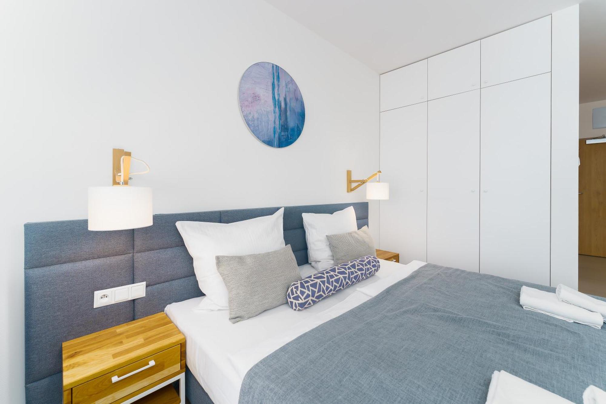 Aquamarina Prima Deluxe Studios With Sea View By Noclegi Renters 米兹多洛杰 外观 照片